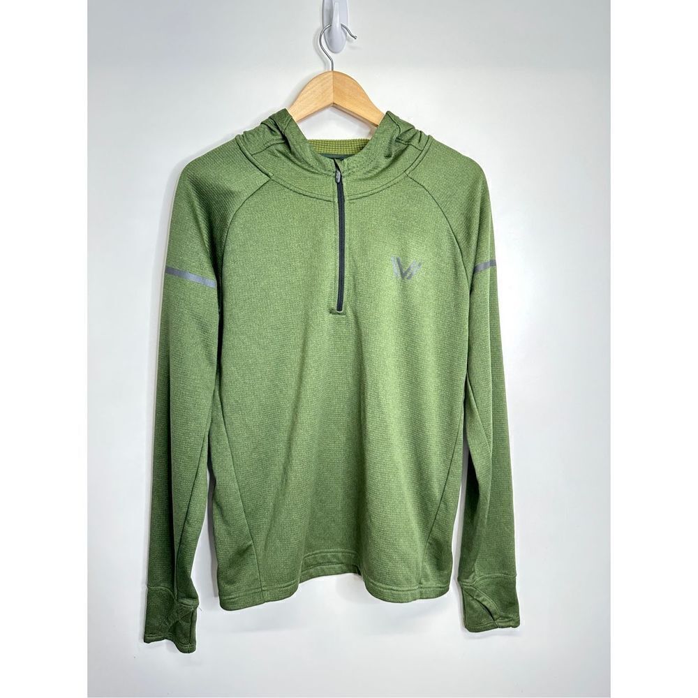 Peak Velocity Jacket Mens‎ Green Zip Athletic Size Medium